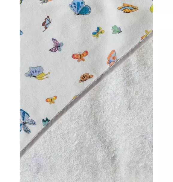 Madame Butterfly Hooded Bath Towel