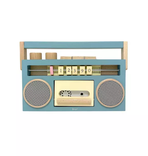 Retro Tape Recorder Boombox - Blue