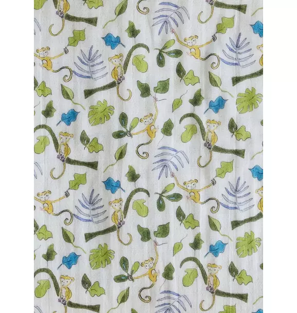 Happy Monkey Shawl Blanket