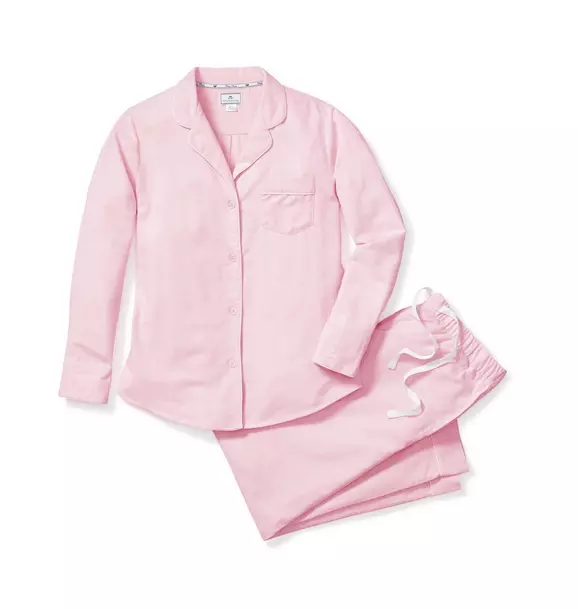 Women's Pajama Set in Pink Flannel