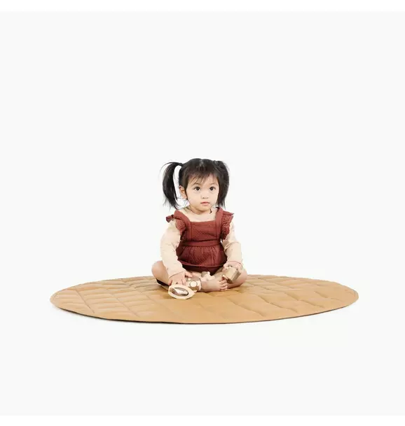 Camel Circle Quilted Mat