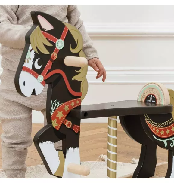 Classic Wooden Rocking Horse