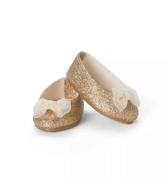 American Girl® x Janie And Jack Glitter & Bows Shoes For Dolls