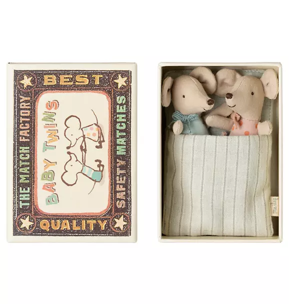 Twins, Baby mice in matchbox
