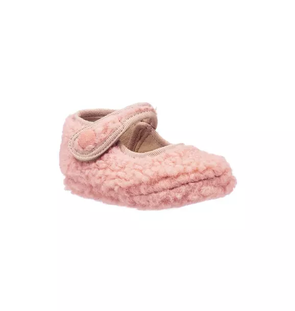 Shearling Baby Mary Jane Pink