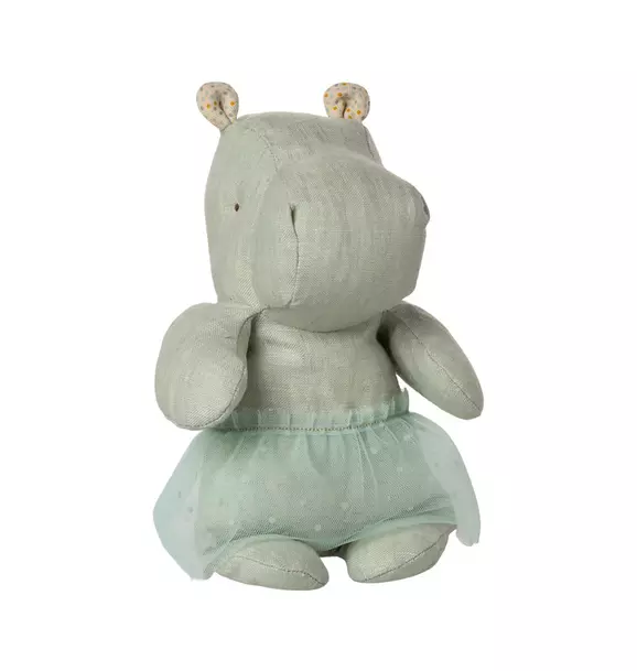 Mint Hippo with Skirt, Small