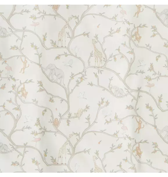 Animal Parade Crib Sheet - Ivory