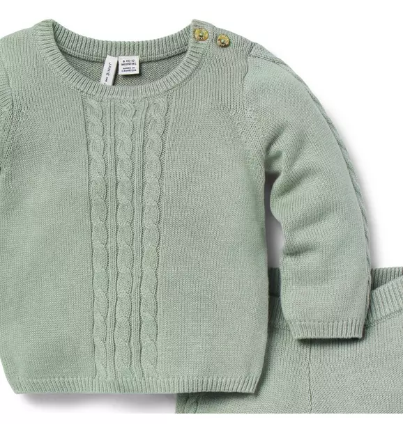 Baby Cable Knit Matching Set