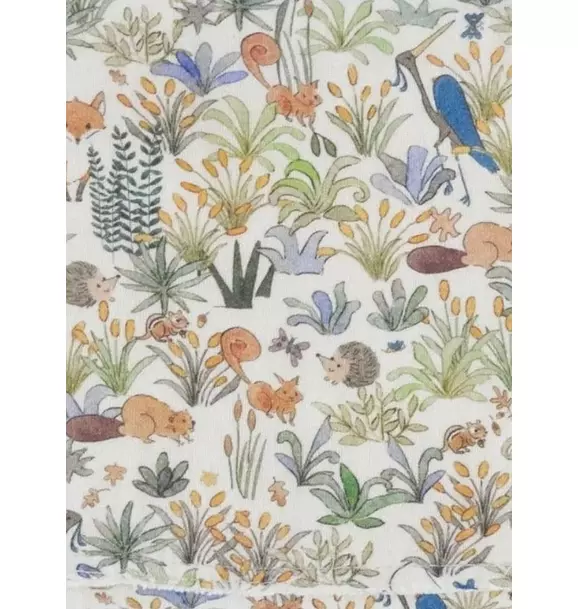 Foxy Forest Burp Cloth
