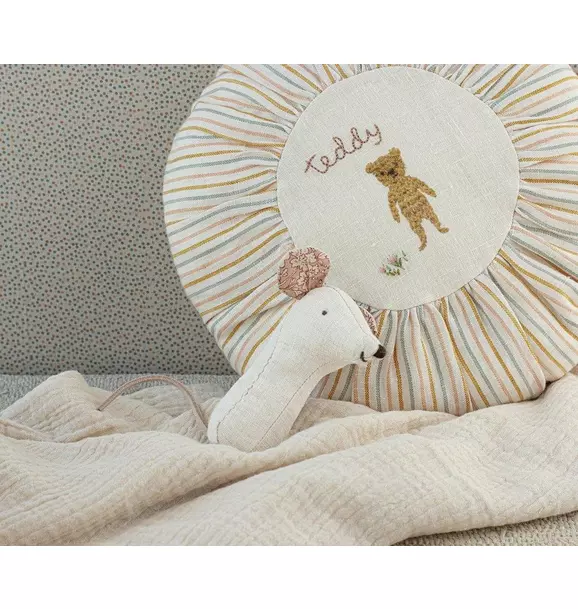 Lullaby Friend Rattles, Mouse - Natural
