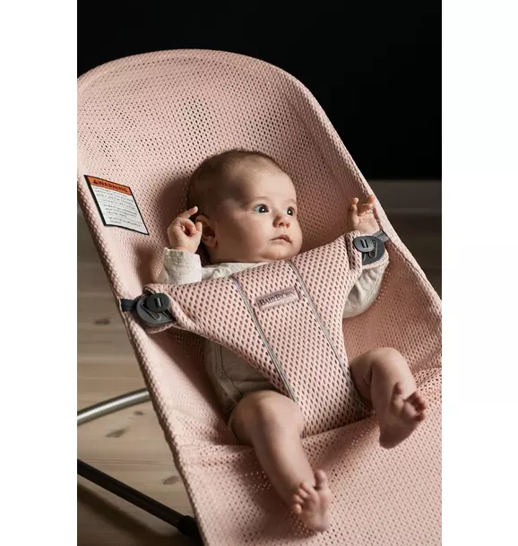 Baby Bouncer Bliss: Mesh | Pearly Pink