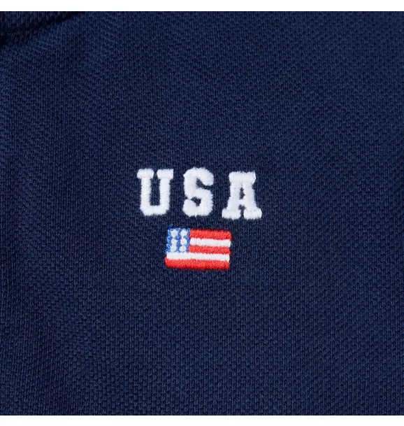 Embroidered USA Pique Jacket