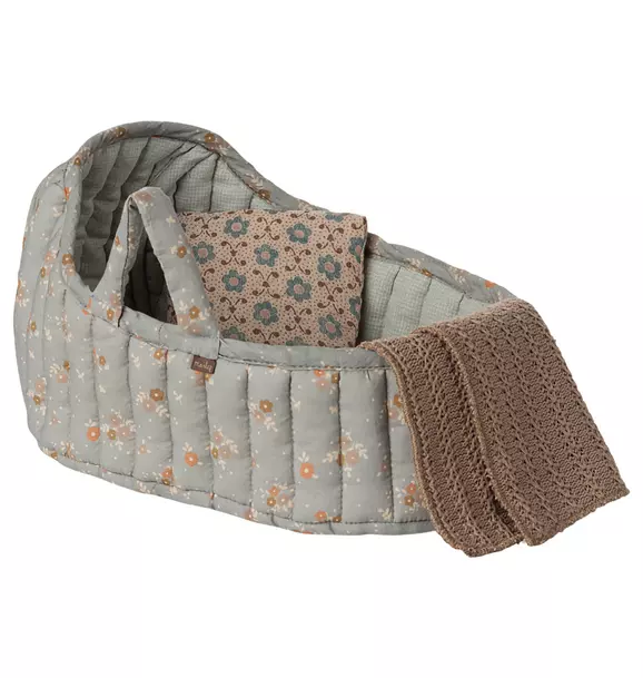 Large Blue Carry Cot