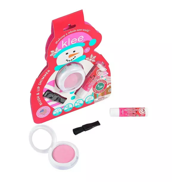 Crystal Glow - Kids' Holiday Blush and Lip Shimmer Set