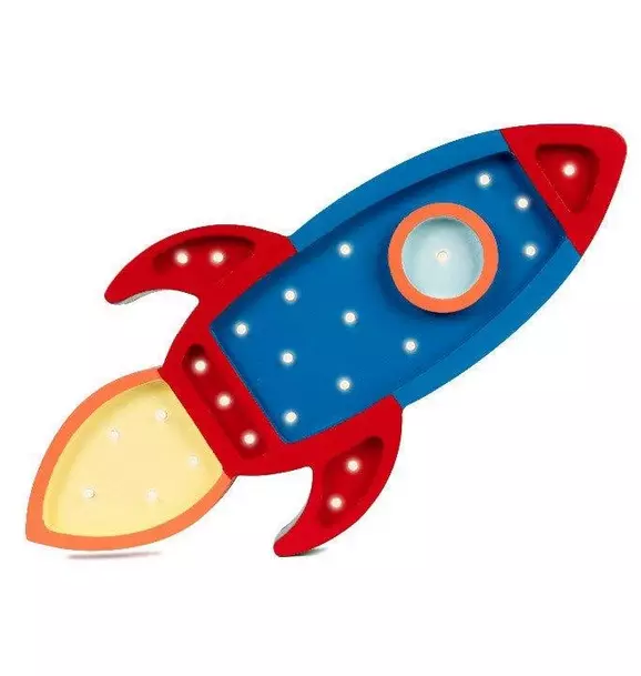 Rocket Ship Lamp