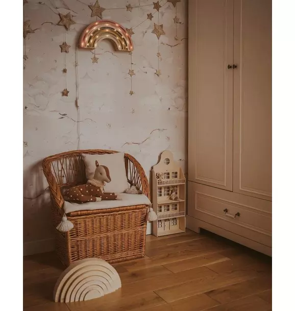 Magic Swans Beige Wallpaper