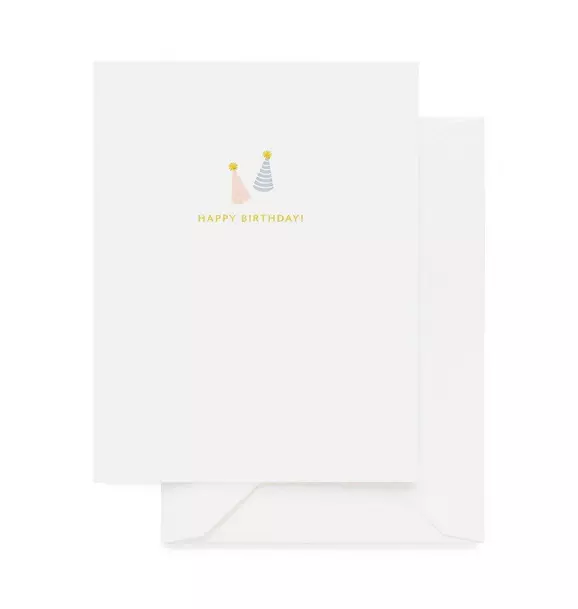 Birthday Party Hats Birthday Card
