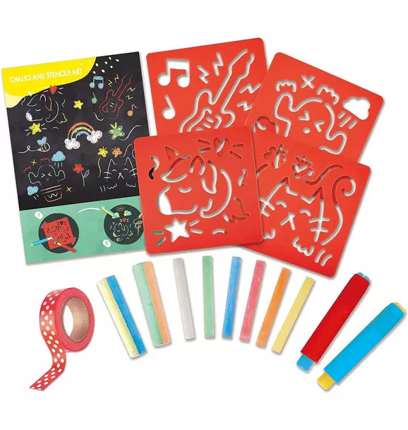 Chalks & Stencils Art