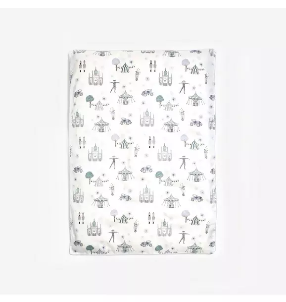 Adventures in Wonderland Baby Duvet Set - Aqua