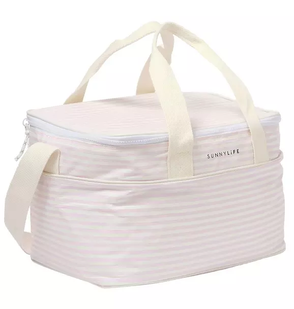 Light Cooler Bag - Lazy Days Pink Stripe