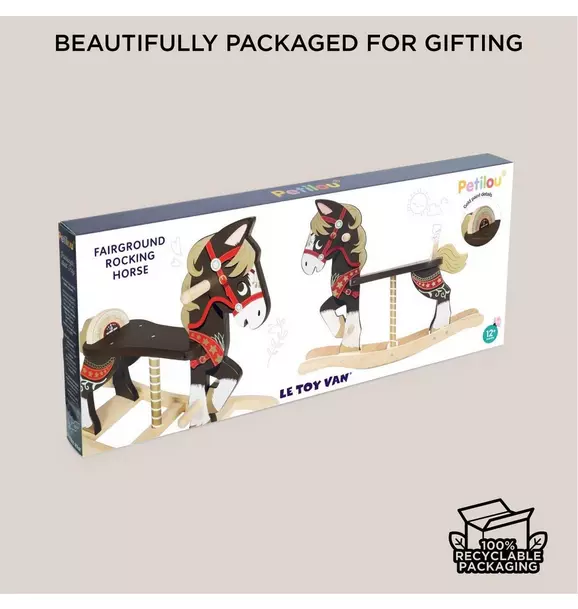 Classic Wooden Rocking Horse