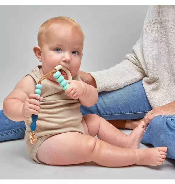 Ocean Arch Teether + Clip Set