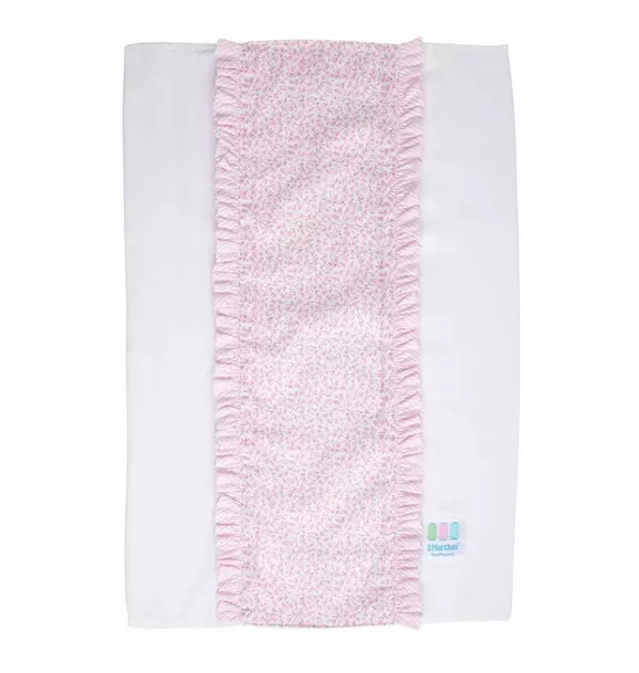 Ballet Floral Fancy Fabric Burp Coth