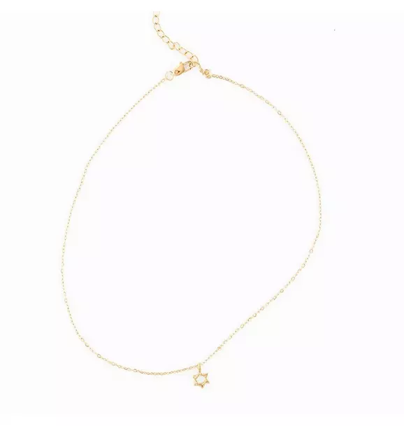 Star Of David Pendant Necklace