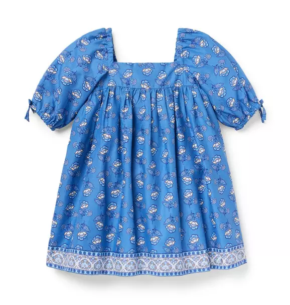 Floral Border Dress