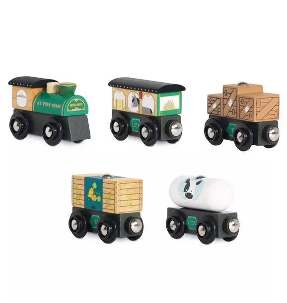 Great Green Train & Goods Wagons