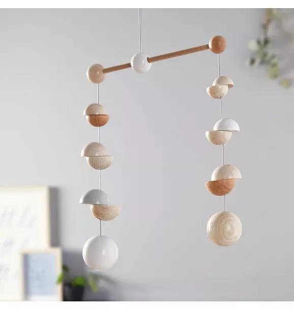 Wooden Mobile Dots