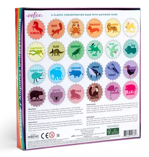 Memory & Matching Game: Rainbow