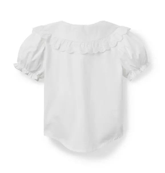 Lace Trim Collar Top