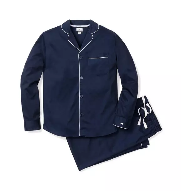 Men's Pajama Set in Navy Flannel