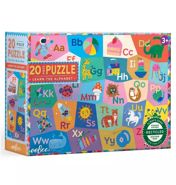 20 Piece Puzzle: Learn the Alphabet