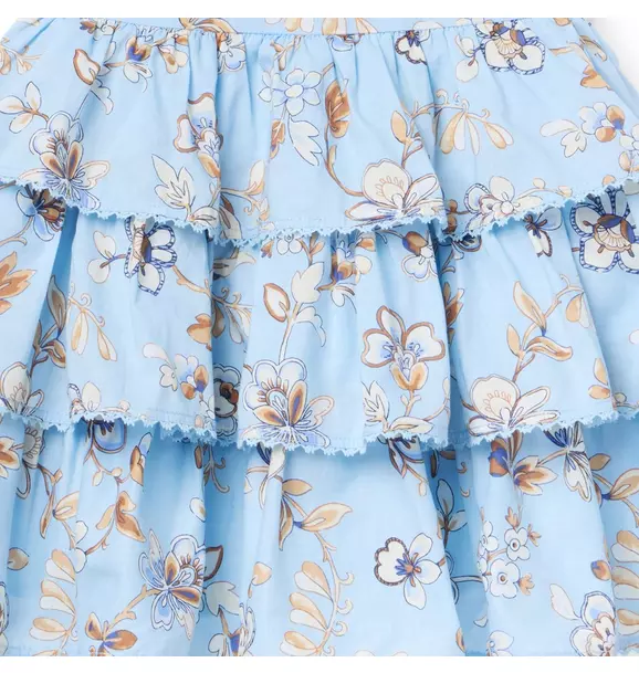 Floral Tiered Ruffle Dress