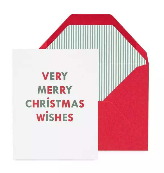 Very Merry Christmas Holiday Card