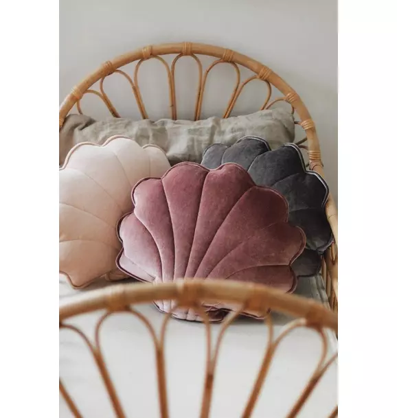 Velvet “Cosmic Pearl” Shell Pillow