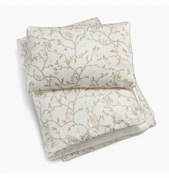 Animal Parade Toddler Duvet Set - Ivory