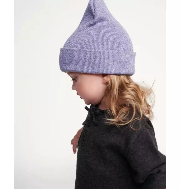 Beanie - Heather - Purple