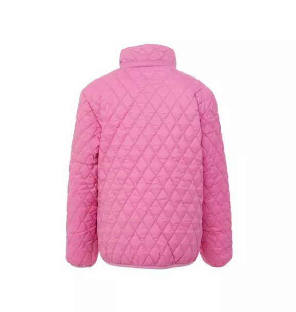 Women's - Rose Pink Quilted Puffer Coat