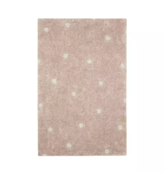 Washable Rug Mini Dot Rose