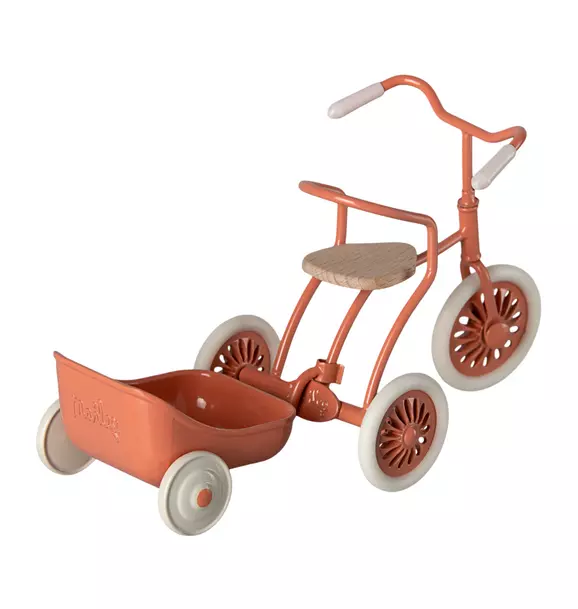 Tricycle Hanger, Mouse - Coral