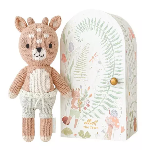 Tiny Elliott the fawn