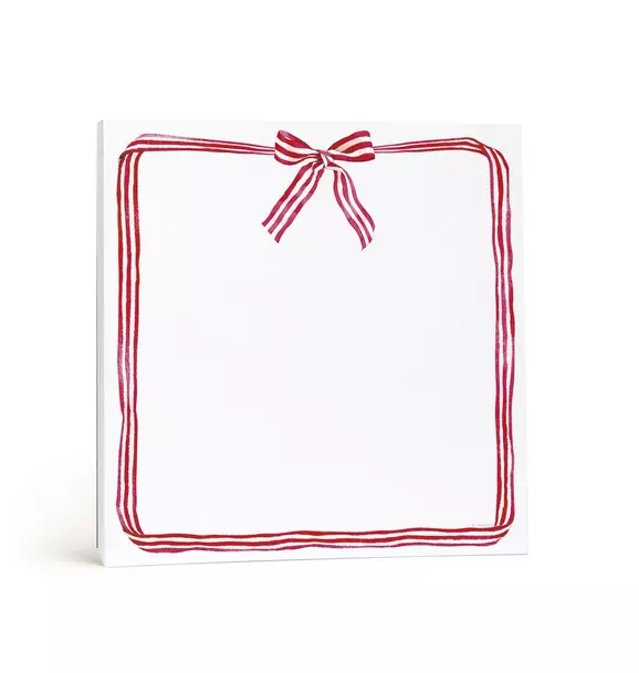 Reb Ribbon Candy Square Notepad