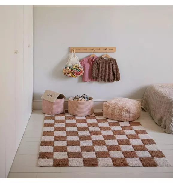 Washable Rug Kitchen Tiles Toffee