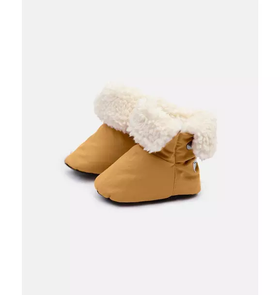 Baby Booties - Benji Sherpa - Cognac