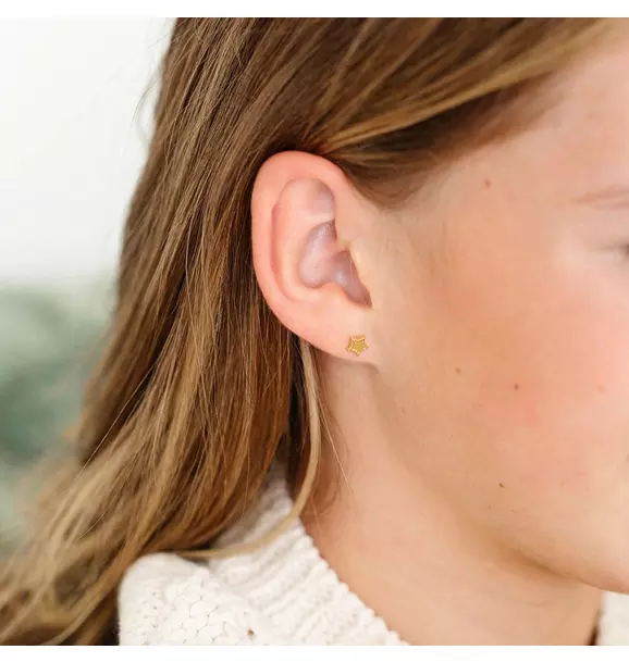 Beaded Star Earring