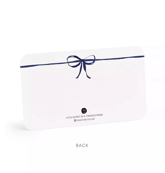 Navy Bow Little Notes®