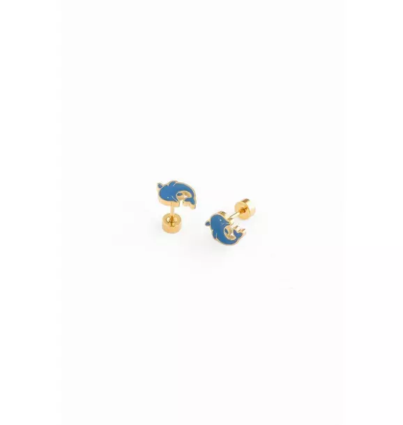 Dolphin Stud Earrings